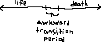 awkward transition period