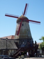 a store cleverly disguised as a stationary windmill