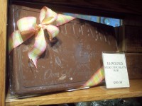 a ten pound chocolate bar
