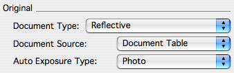 document attribute settings